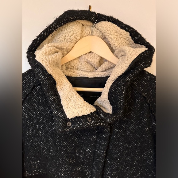 Woman’s black coat - Zara - Picture 2 of 6